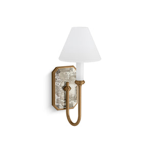 Celano™ 16½" One-light Sconce in Aged Brushed Brass