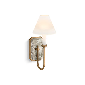 Celano™ 16½" One-light Sconce in Aged Brushed Brass