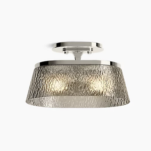 Greenwich Two-light Flush-mount in Polished Nickel